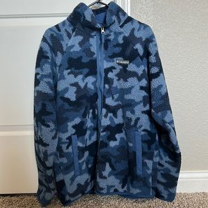 Men’s Columbia Zip Up Tie Dye Hoodie